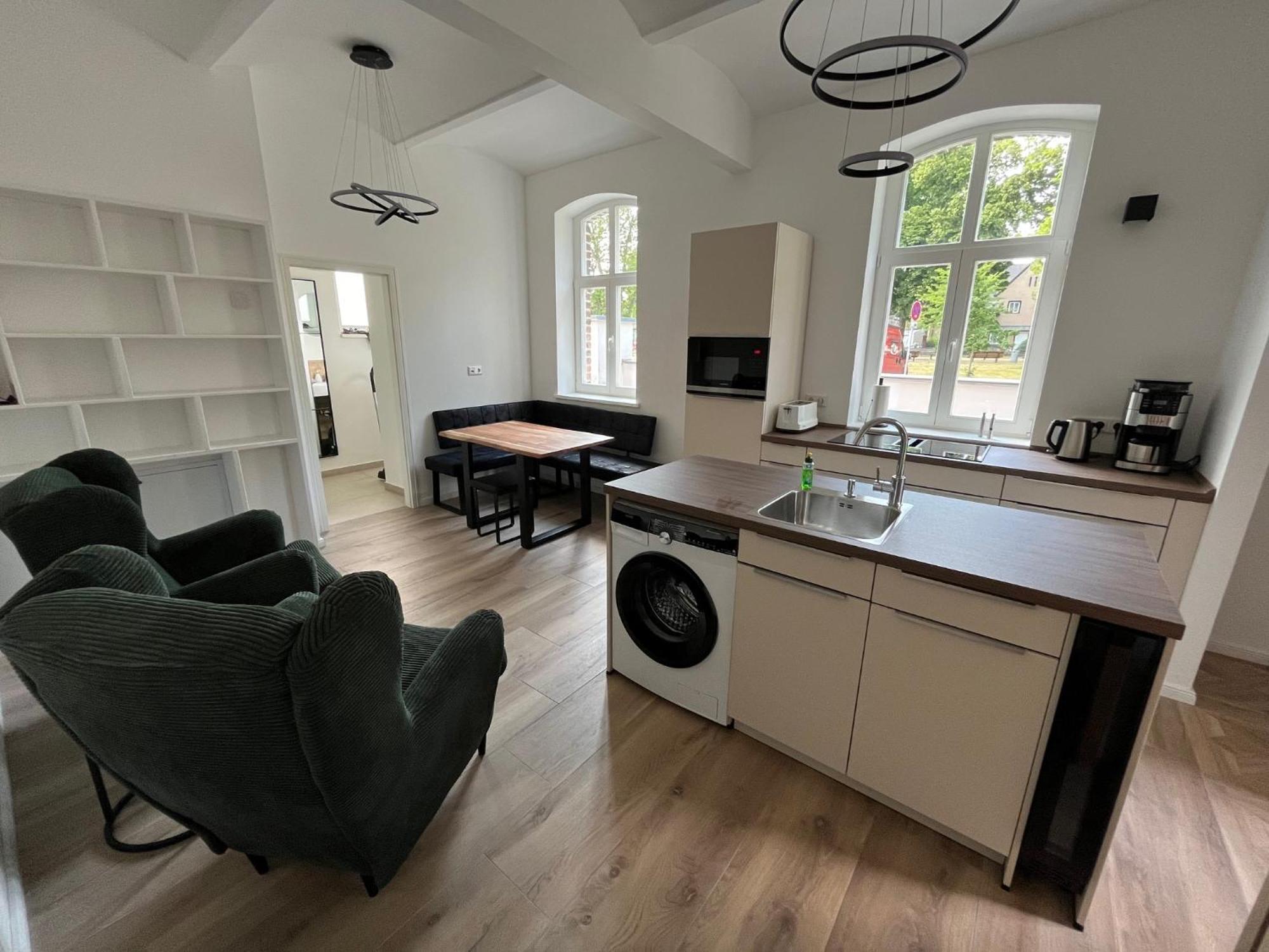 Remise 23A - 2Schlafzimmer Unterkunft Fuer 4-Koepfige Familie Schönefeld Kültér fotó